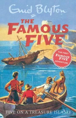 Enid Blyton, Five On A Treasure Island – Book Cover